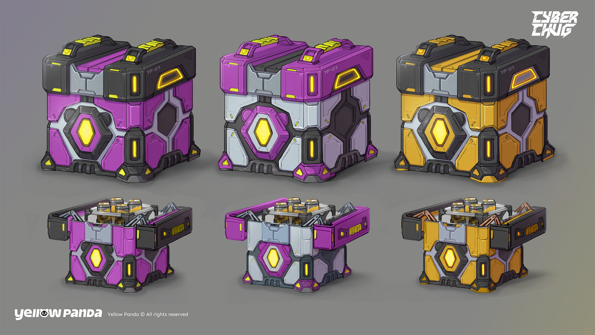 Concept lootbox chest colors