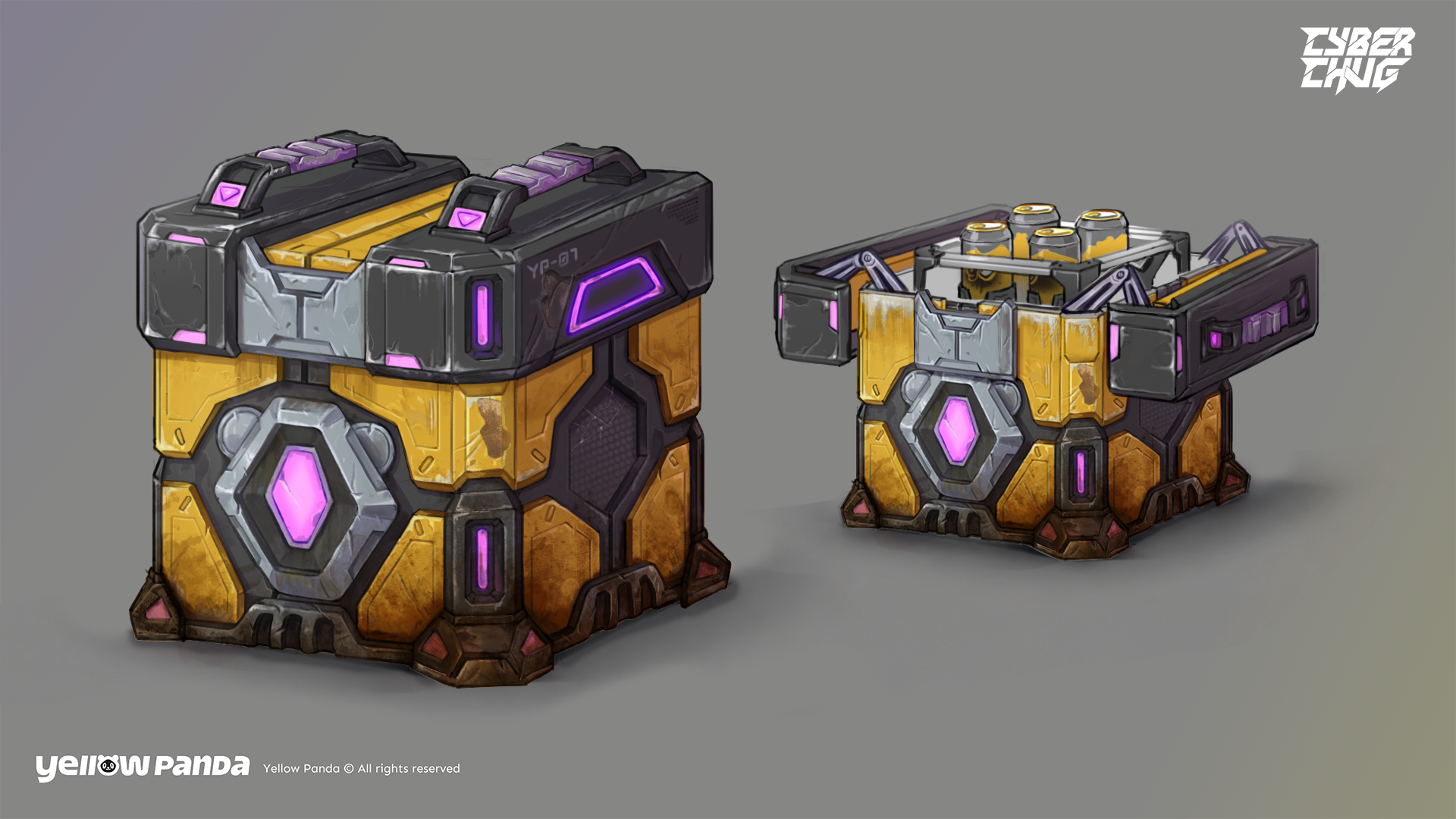 Concept lootbox chest final design
