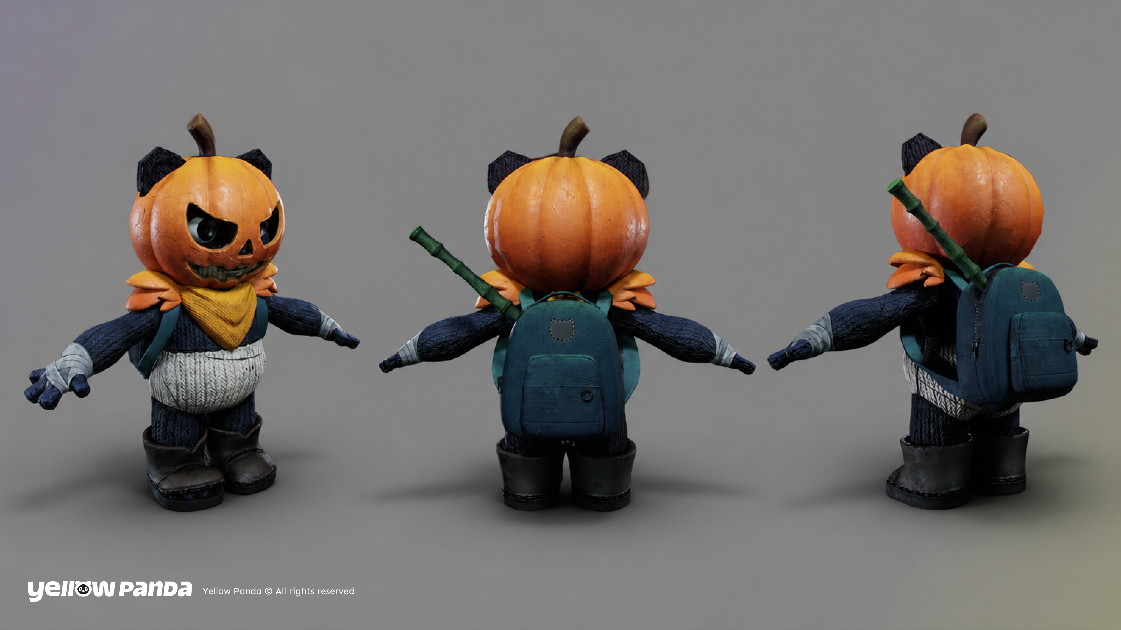 Halloween Pan Pan detail 1