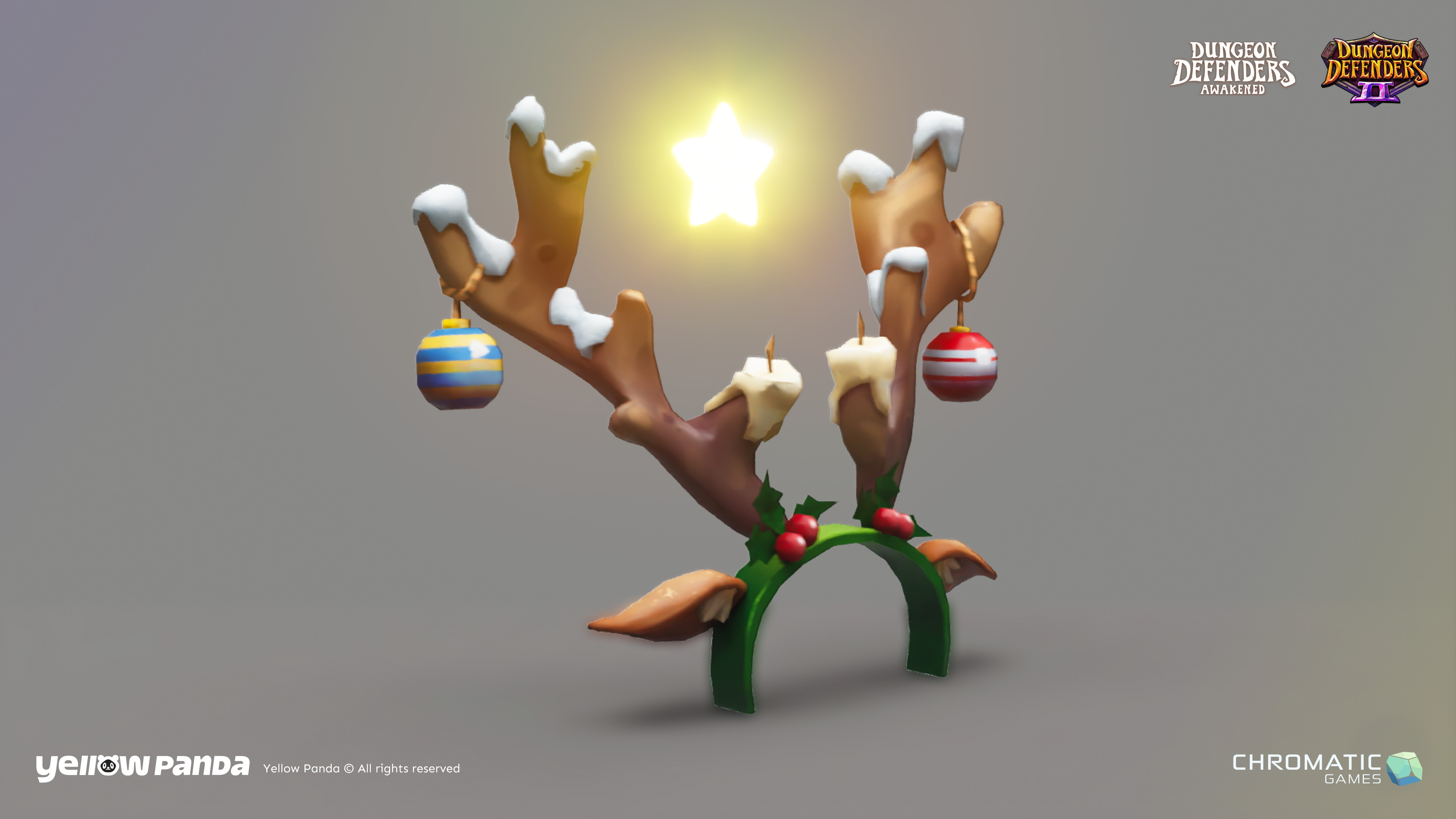 3D Antlers for Dungeon Defenders 2 hero