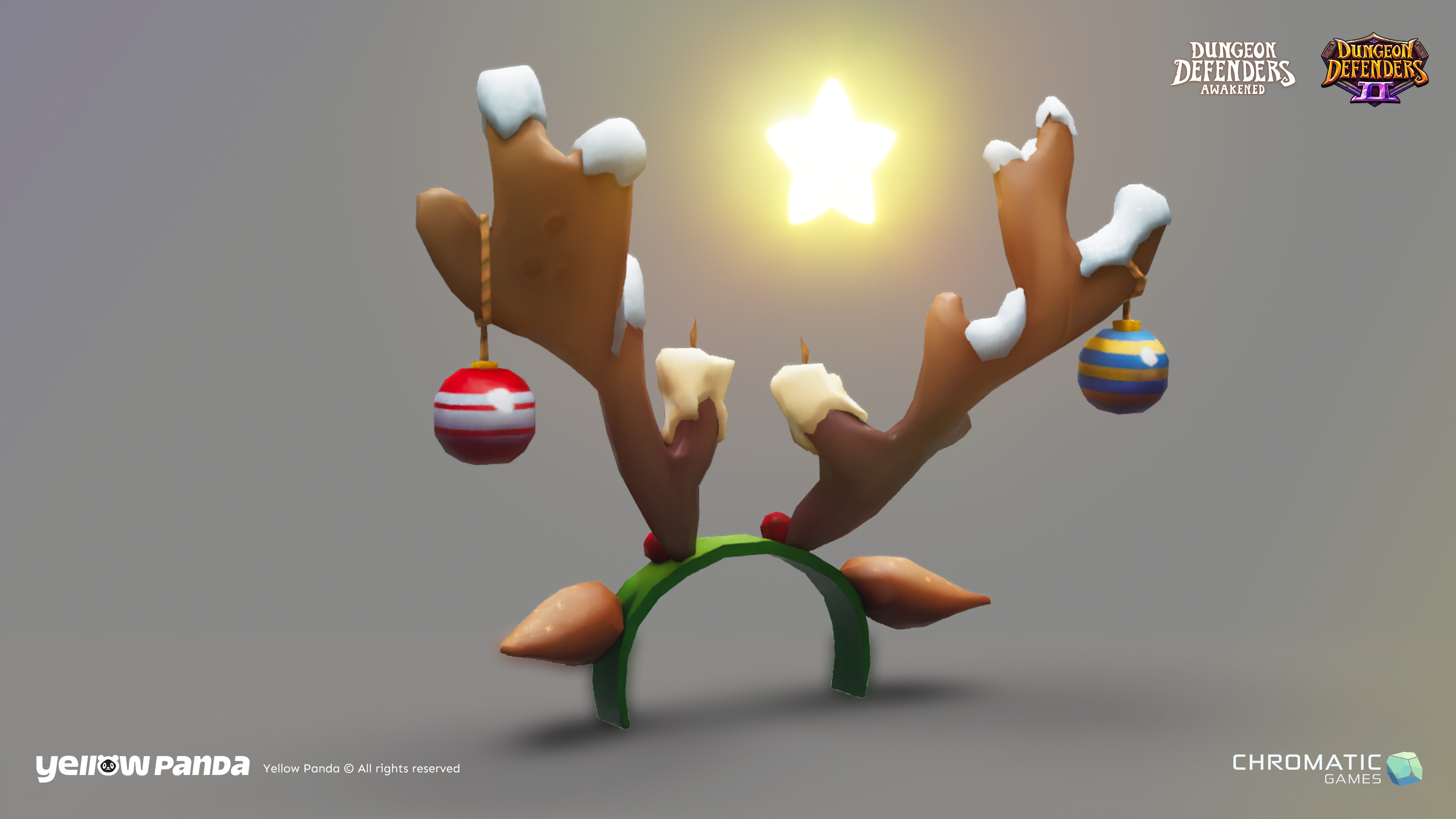 3D Antlers for Dungeon Defenders 2 Render