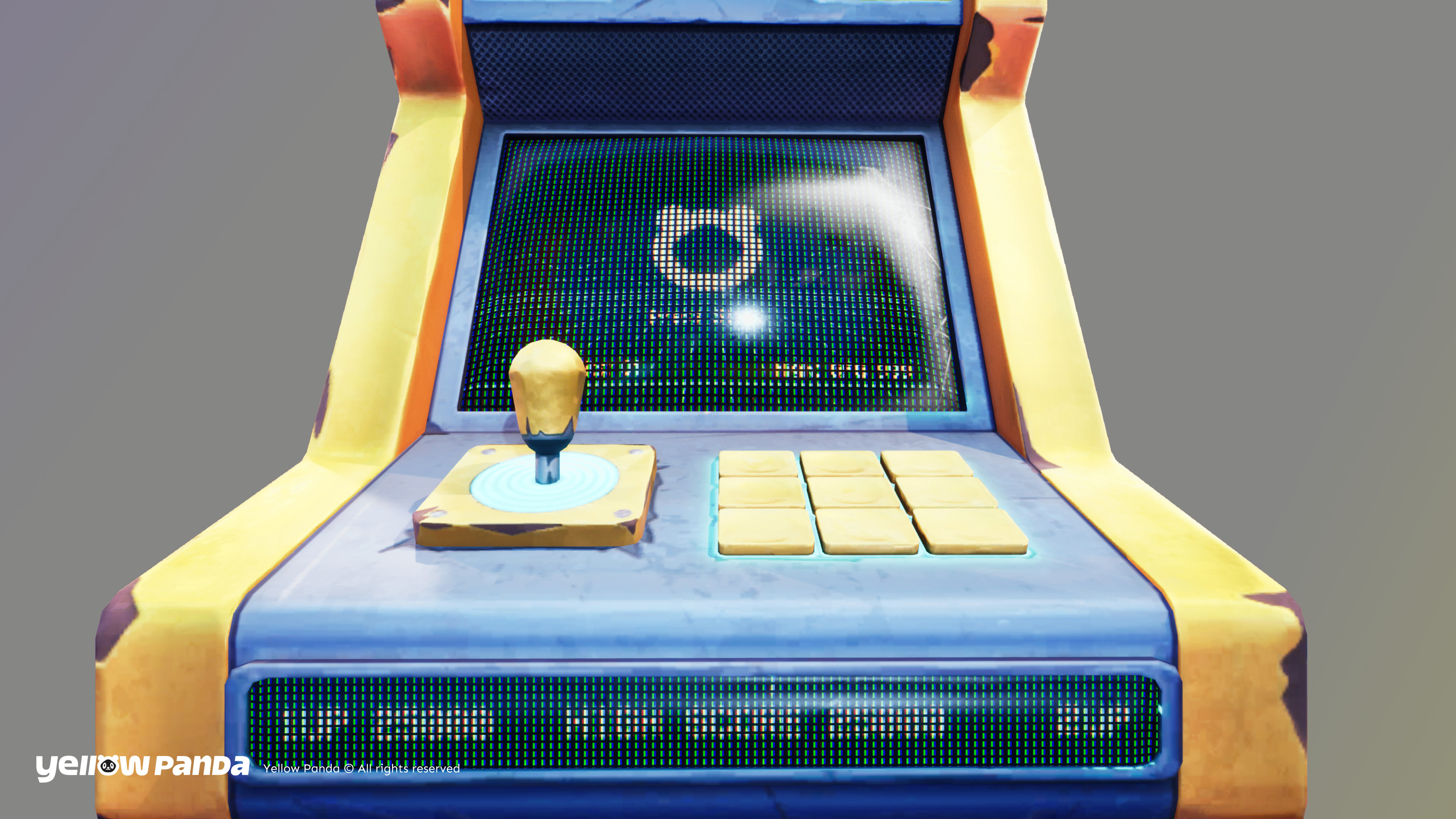 3D Arcade Machine Render