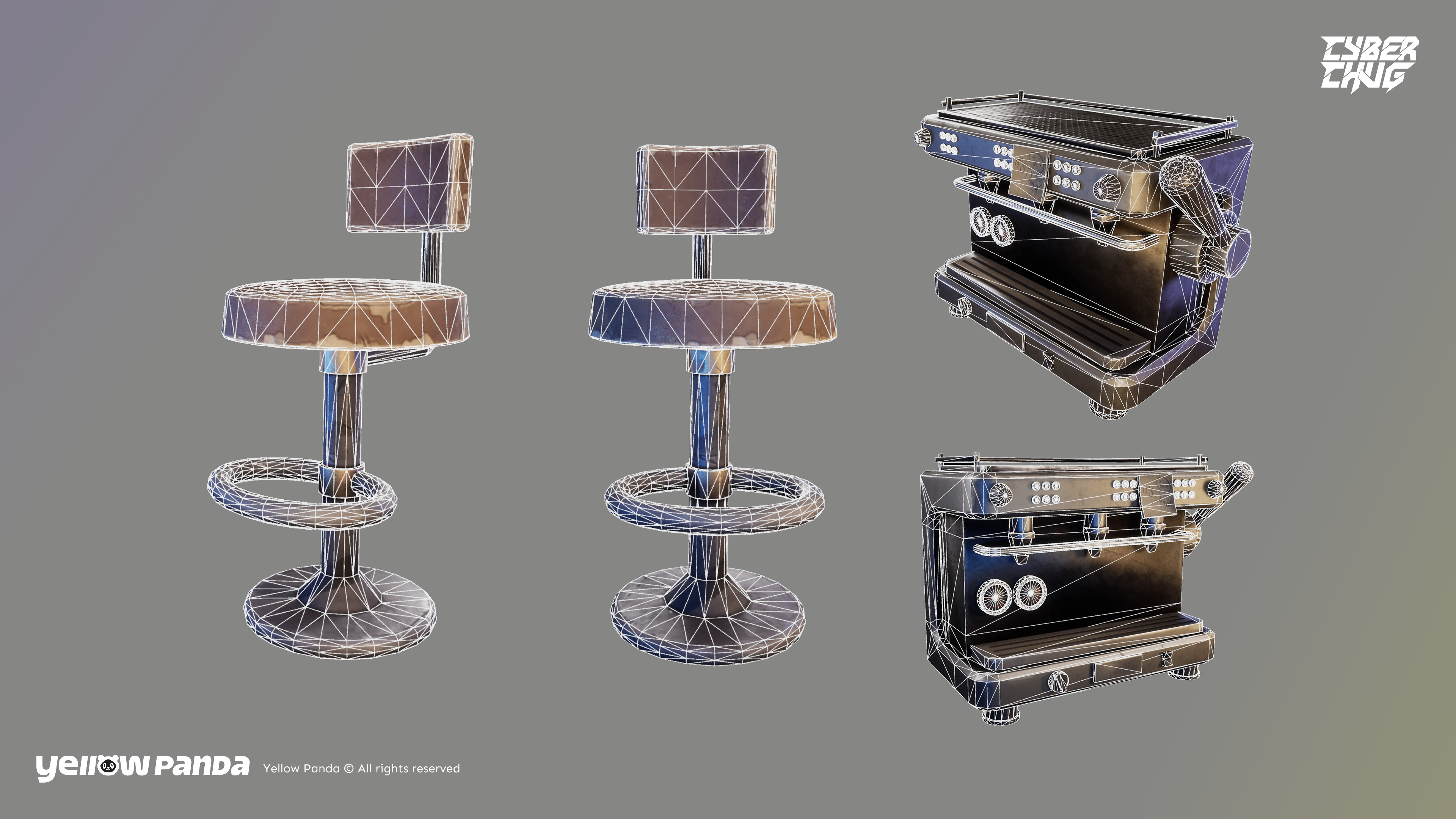 3D Cyber Chug Can Prop Render