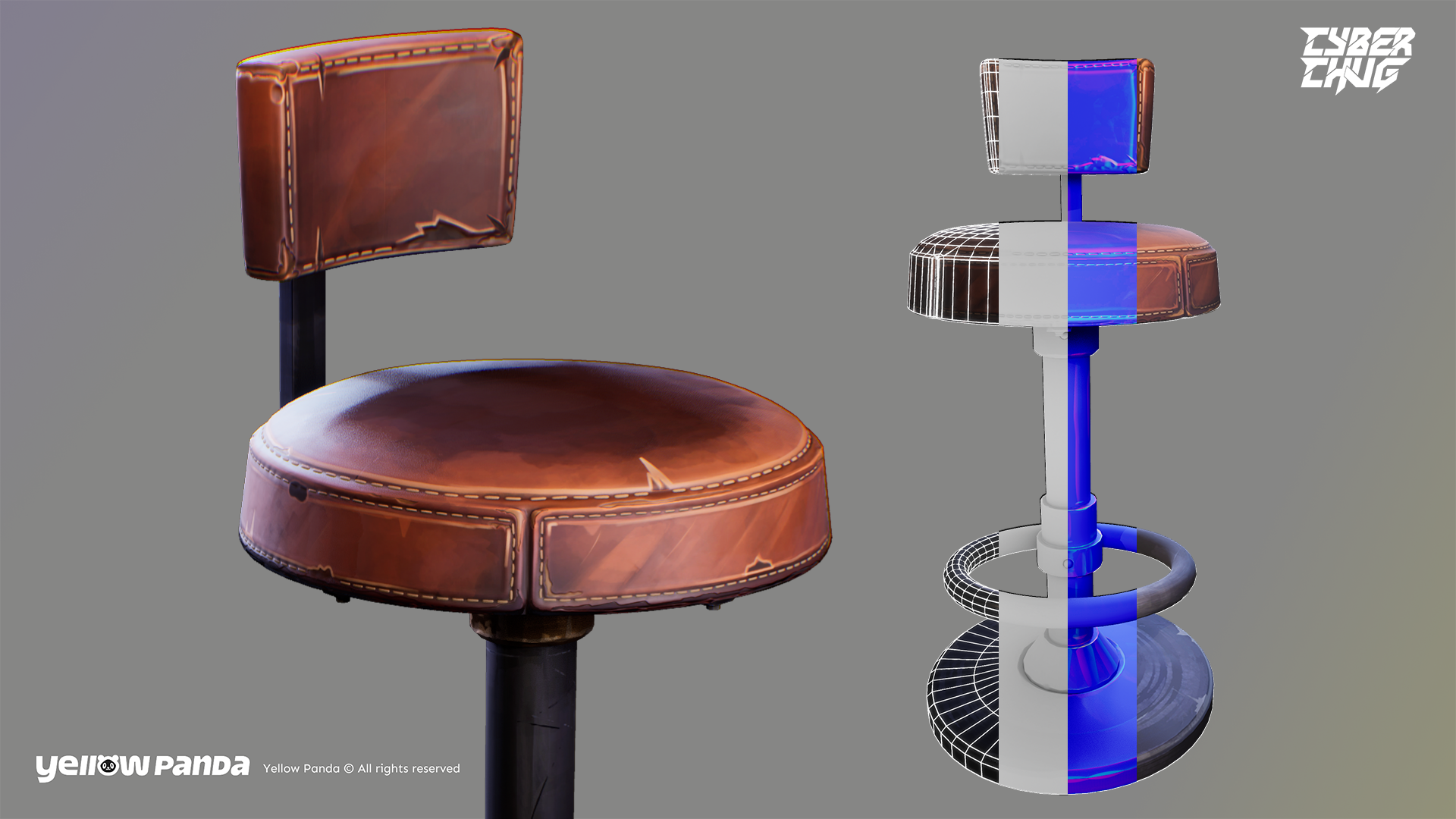 3D Cyber Chug Chair