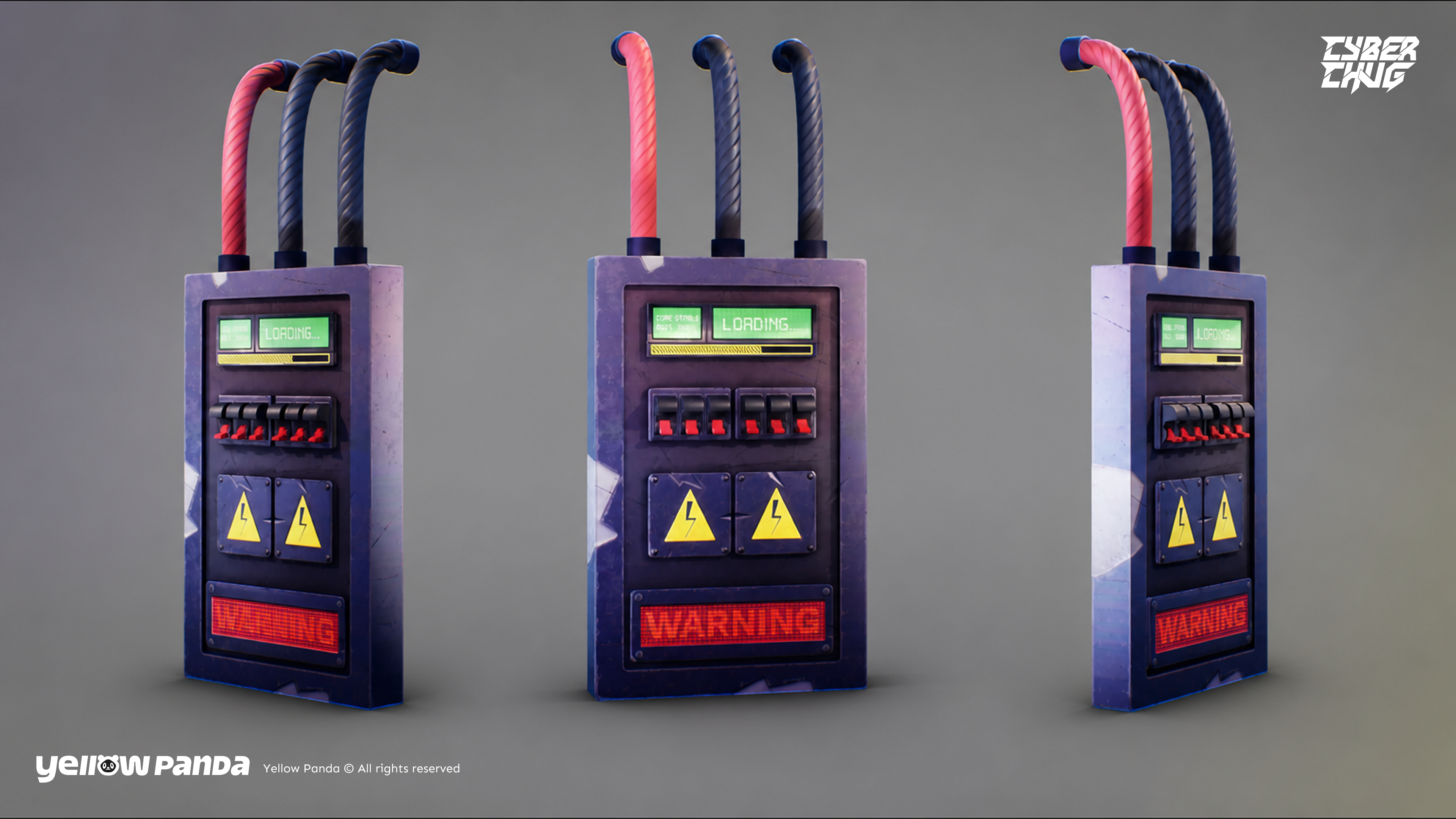 3D Cyber Chug Power Panel hero